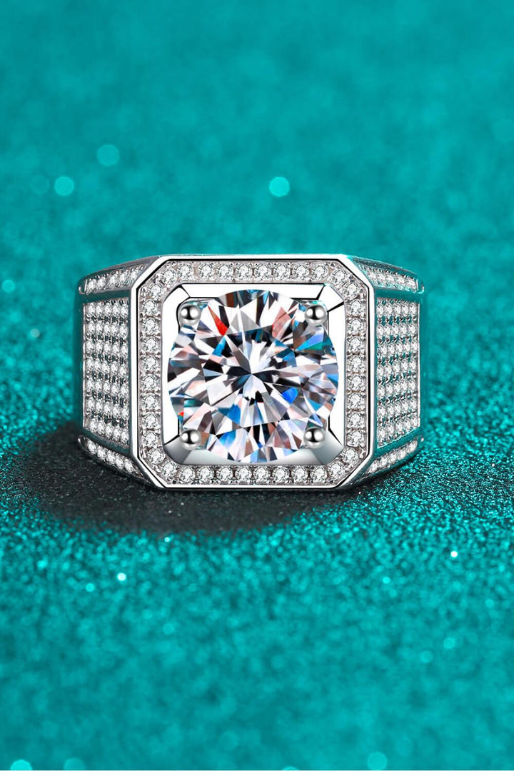 Bring It Home 925 Sterling Silver Moissanite Ring - Trendha