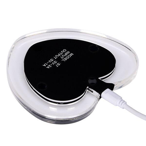 S7 Wireless Charger Heart Wireless Charging Pad For Samsung S6 S6 edge - Trendha