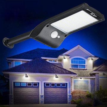 36 LED Solar Wall Street Light PIR Motion Sensor Waterproof Outdoor Garden Lamp - Trendha