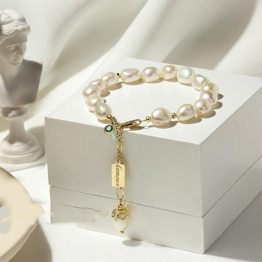 Natural pearl bracelet - Trendha