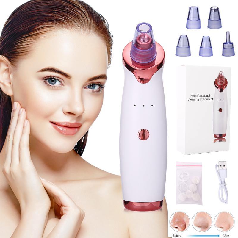 Blackhead Remover Instrument Black Dot Remover Acne Vacuum Suction Face Clean Black Head Pore Cleaning Beauty Skin Care Tool - Trendha