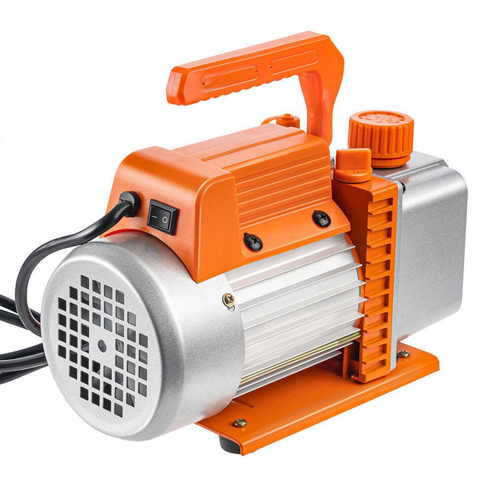 Topshak TS-VP1 Vacuum Pump With 3 Gallon Vacuum Chamber and 1/4 HP 220V 2.5 CFM/ 110V 3.0 CFM Air Conditioner Refrigerant Air Tool Pump Kit Mainly Used For Degassing Urethane Silicone Resin Epoxy Resin - Trendha