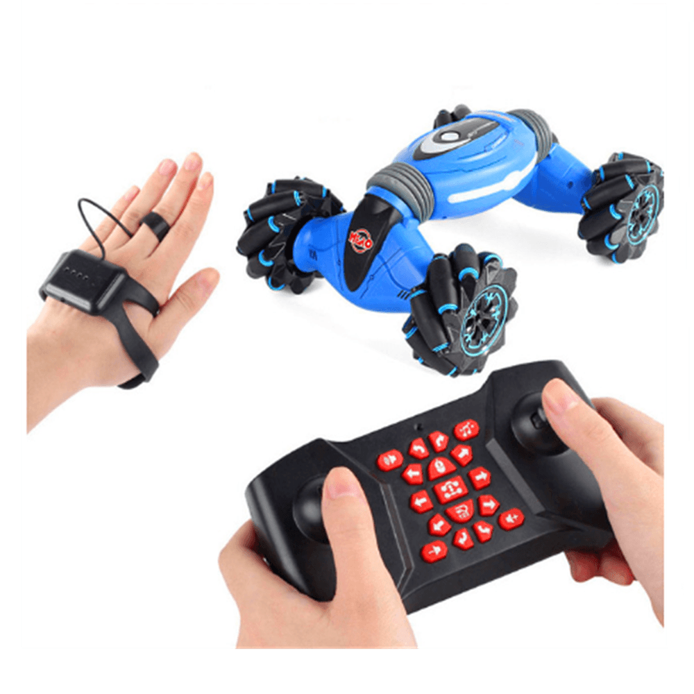 Remote Control Stunt Car Gesture Induction Twisting Off-Road Vehicle Light Music Drift Dancing Side Driving RC Car Toys - Trendha