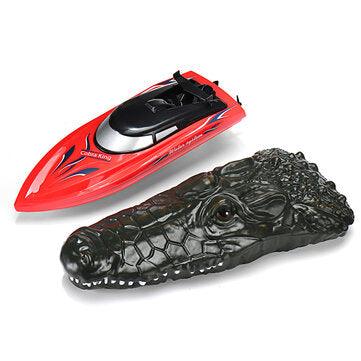 RH702 2.4G RC Boat 2 In 1 Simulation Crocodile Double Motors Vehicles RTR Model Toy - Trendha