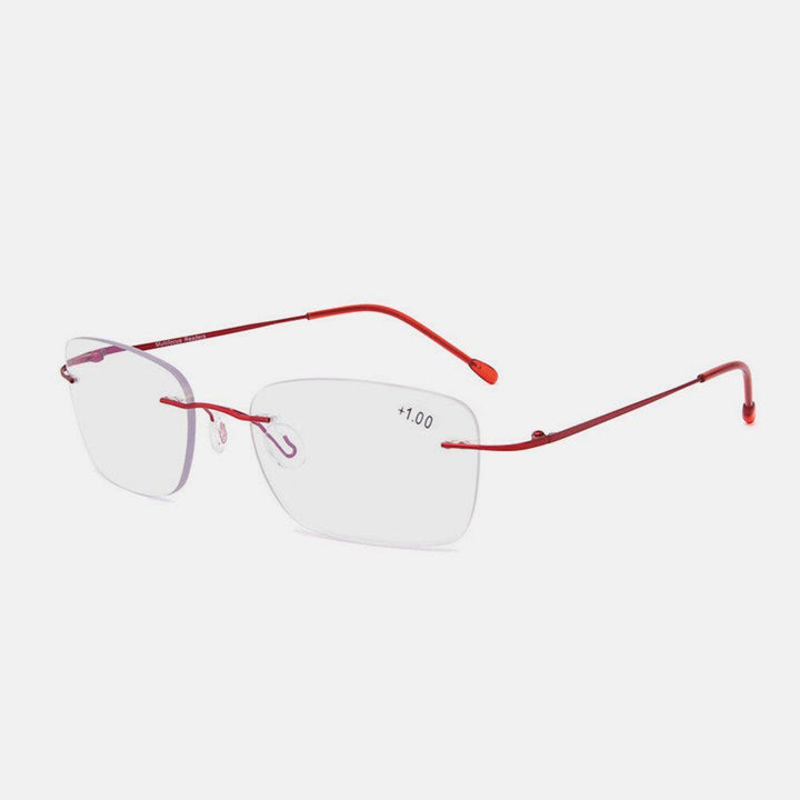 Unisex Dual-use Frameless Multi-focus Anti-blue Light Intelligent Automatic Zoom Reading Glasses Presbyopic Glasses - Trendha