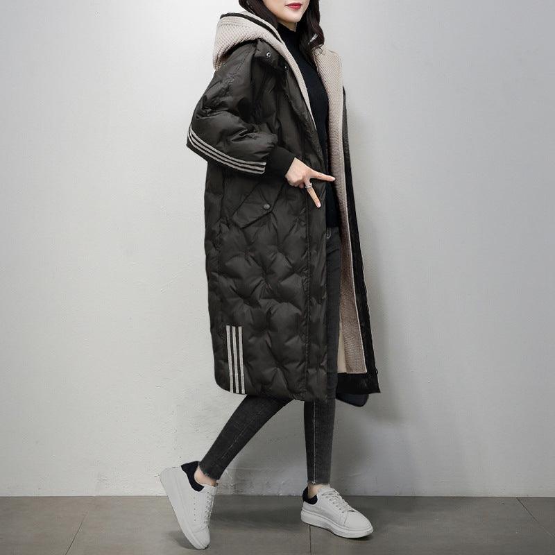 Winter Ladies Fashion White Duck Down Western Style - Trendha