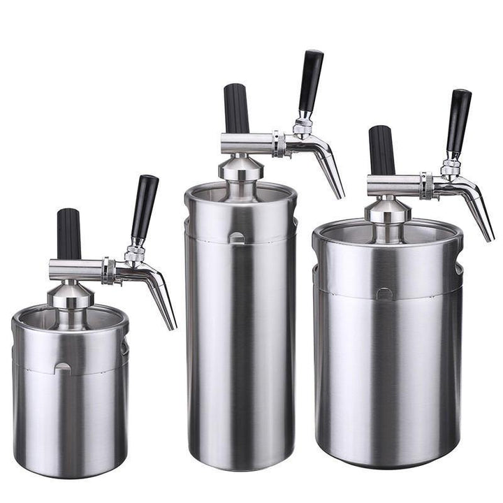 Nitro Cold Brew Coffee Maker Mini Stainless Steel Keg Home Brew Coffee Cup System Kit - Trendha