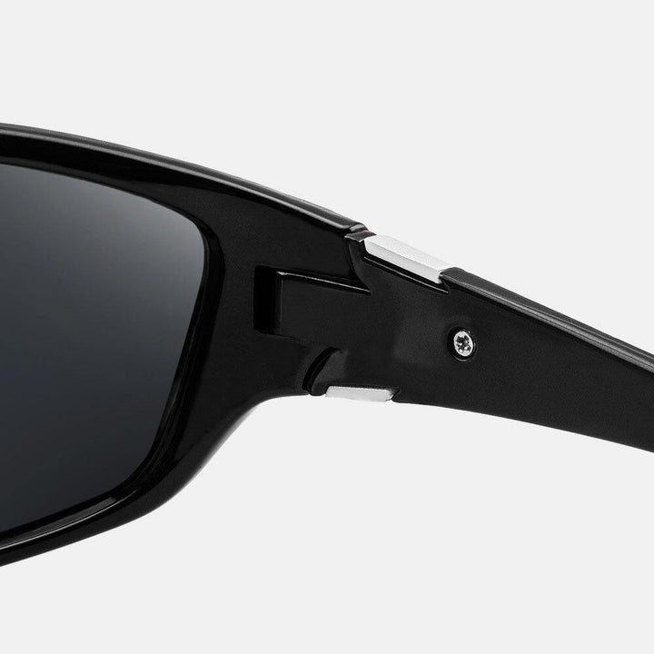 Men Full Frame Retro Outdoor Riding Driving Glasses Polarized Night Vision Sunglasses - Trendha