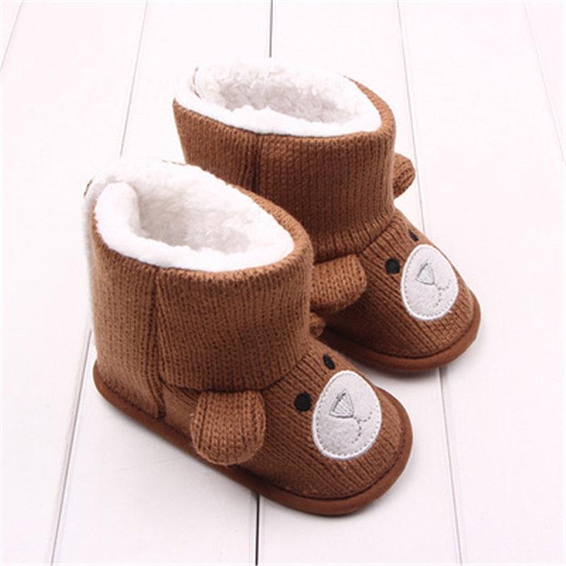 Baby's Warm Soft High Cotton Shoes - Trendha