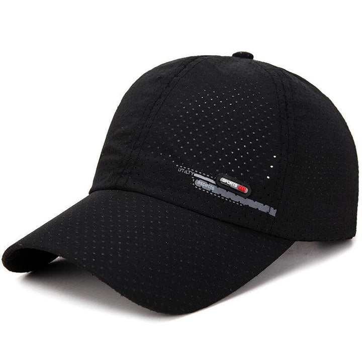 Summer Men and Women Breathable Mesh Hat Adjustable Quick Dry Cap Visor Baseball Sports Cap - Trendha