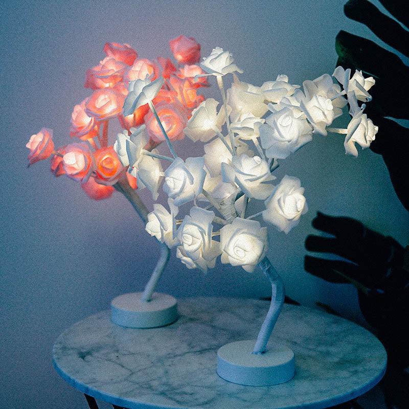 Rose Flower Tree LED Lamp - Trendha