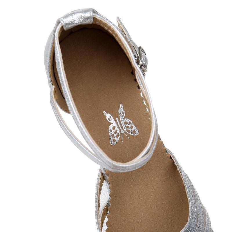 Women Ballroom 5.5cm Heels Soft Comfortable Training Shoes Dance Shoes Pumps - Trendha