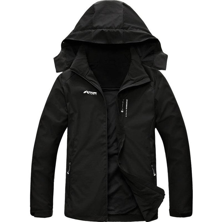 Men's Waterproof And Windproof Soft Shell Outdoor Double Layer Women's Jacket - Trendha