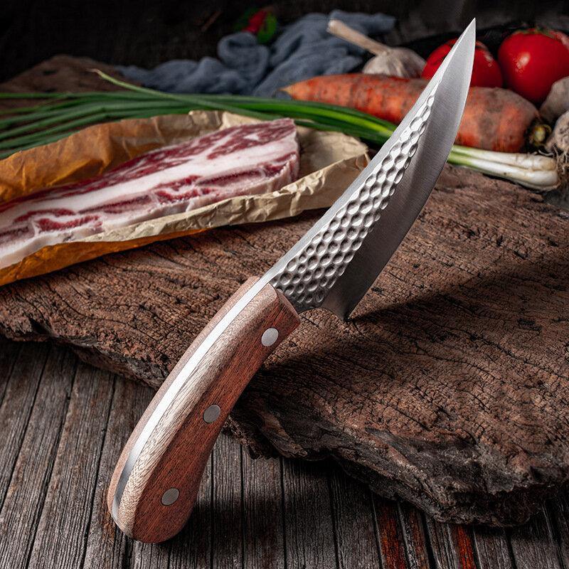 Stainless Steel Boning Knife Kitchen Chef Knife Sharp Utility Butcher Knife Kitchen Cook Tools With Sheath Cover - Trendha