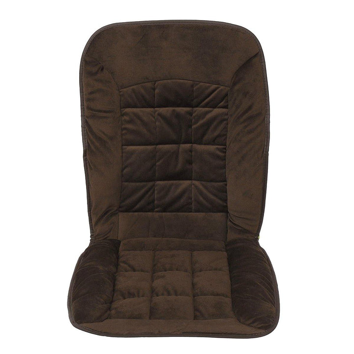 Plush Car Front Seat Cushion Comfortable Winter Warmer Cover Pad Chair Protector Universal - Trendha