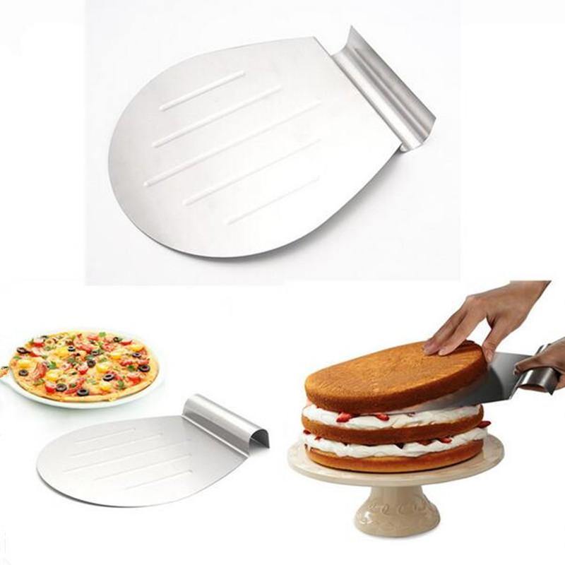 Stainless Steel Transfer Tray Moving Plate Cake Lifter Shovel Pastry Baking Tool - Trendha