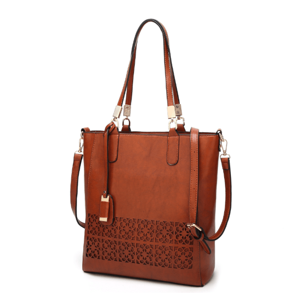 Hollow handbag shoulder messenger bag - Trendha