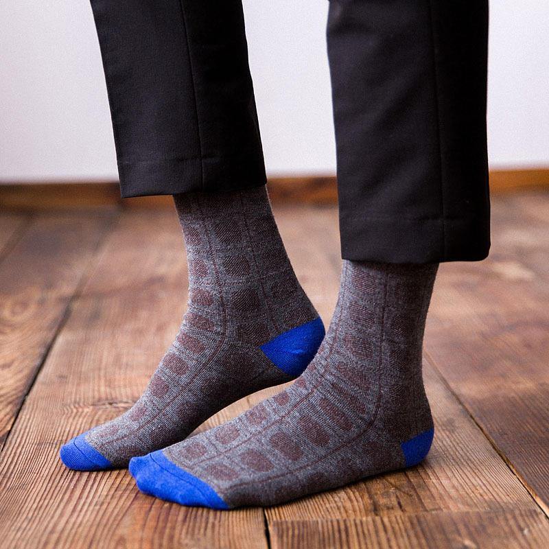 Men Business Large Size Medium Long Tube Socks - Trendha
