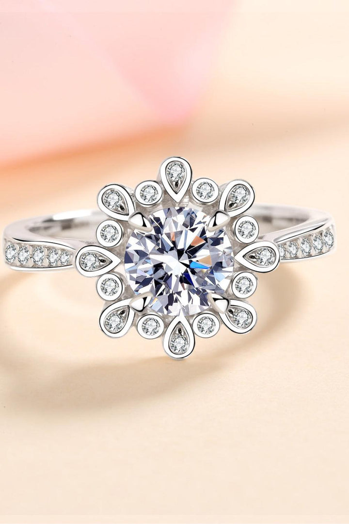 Can't Stop Your Shine 925 Sterling Silver Moissanite Ring - Trendha