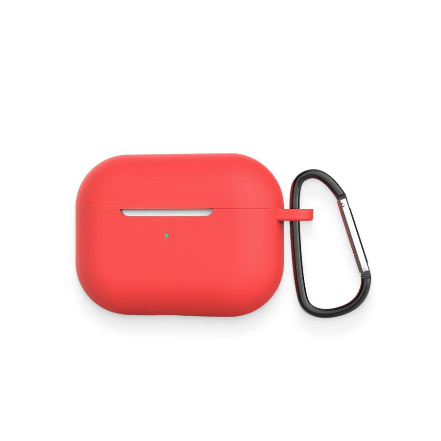 Red Silicone AirPods Pro Case - Trendha