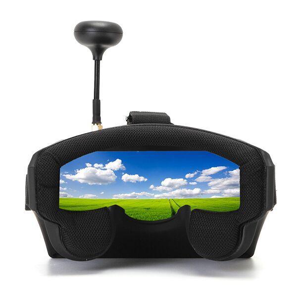 Eachine EV800 5 Inches 800x480 FPV Goggles 5.8G 40CH Raceband Auto-Searching Build In Battery - Trendha