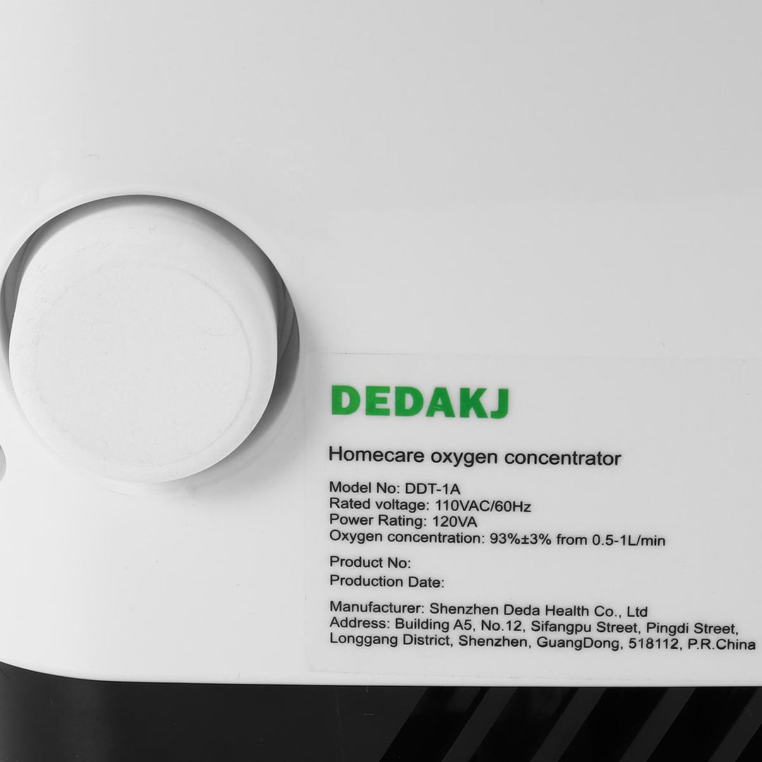 Oxygen Concentrator DEDAKJ DDT-1A 6L Portable Air PurifIer Oxygen Generator Home Oxygen Machine - Trendha