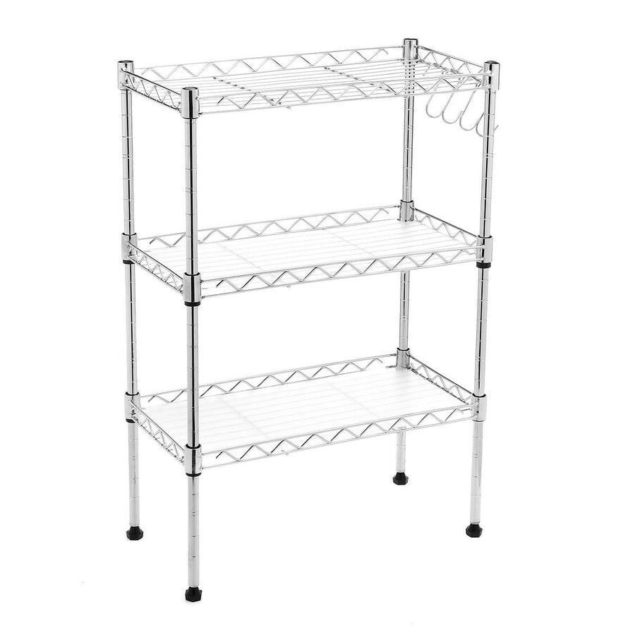 2/3 Layers Kitchen Organizer Shelf Carbon Steel Adjustable Kitchen Storage Baskets Kitchen Organizer Dish Rack Holder - Trendha