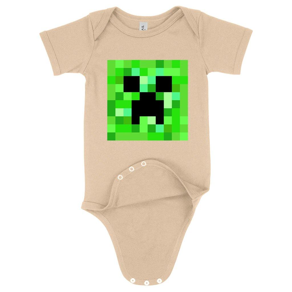 Baby Jersey Creeper Onesie - Minecraft Onesie - Trendha