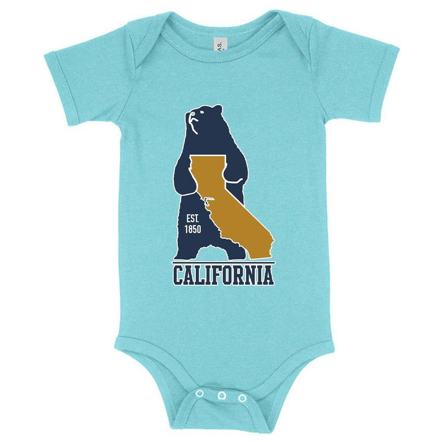 Baby California Bear Onesie - California Vintage Onesie - Trendha