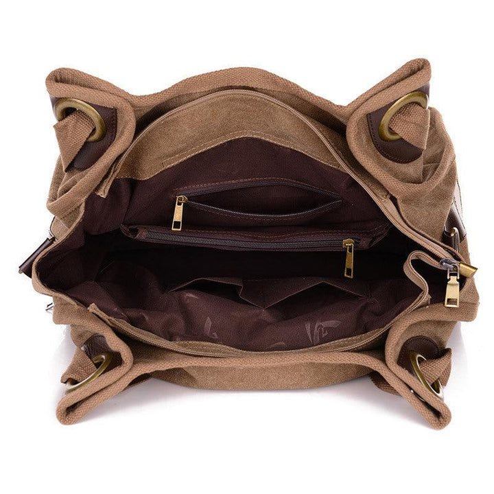 Fashion Canvas Bag Retro One-shoulder Portable Women - Trendha