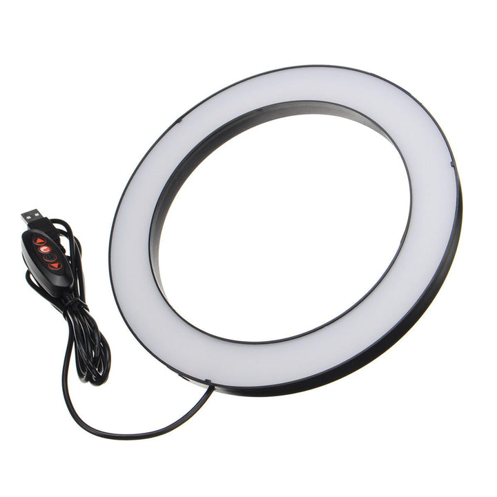 Ring Light LED Makeup Ring Lamp USB Portable Selfie Ring Lamp Phone Holder Tripod Stand Photography Lighting - Trendha