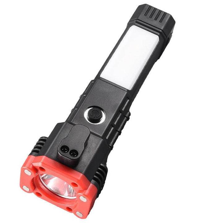 Multifunctional Lighted Flashlight With Safety Hammer - Trendha