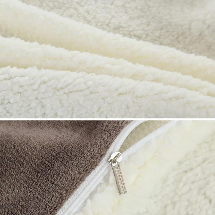 Soft Warm Plush Lamb Fleece Blankets Throw Rug Coral Flannel Throws Napping Blankets Bedding - Trendha