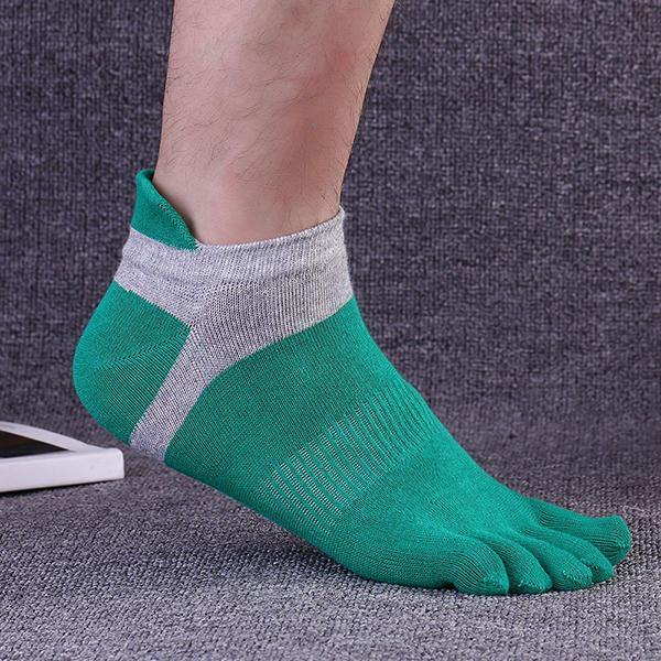 Five Toes Socks Sports Outdoor Anklet Deodorant Anti-bacterial Thick Comfortable Casual Socks - Trendha