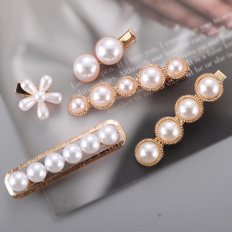 Pearl Flower Hair Clip - Trendha