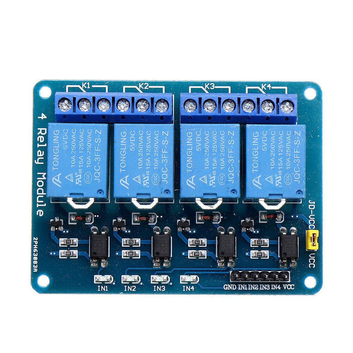 Geekcreit® 5V 4 Channel Relay Module For PIC ARM DSP AVR MSP430 Geekcreit for Arduino - products that work with official Arduino boards - Trendha