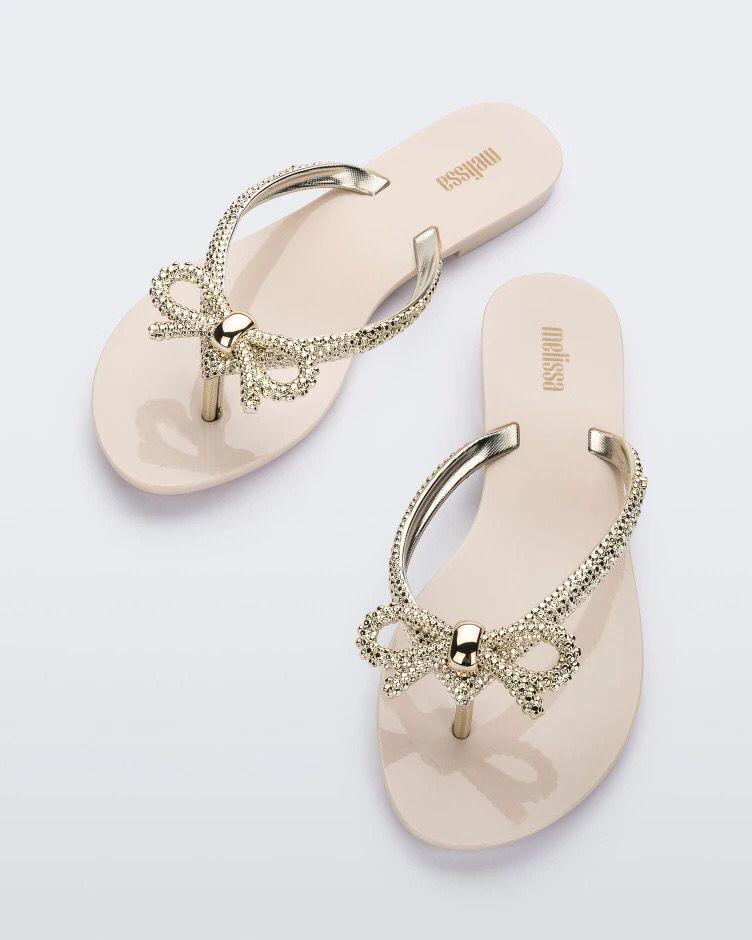 Women's New Summer Bow Holiday Beach Shoes Slippers - Trendha