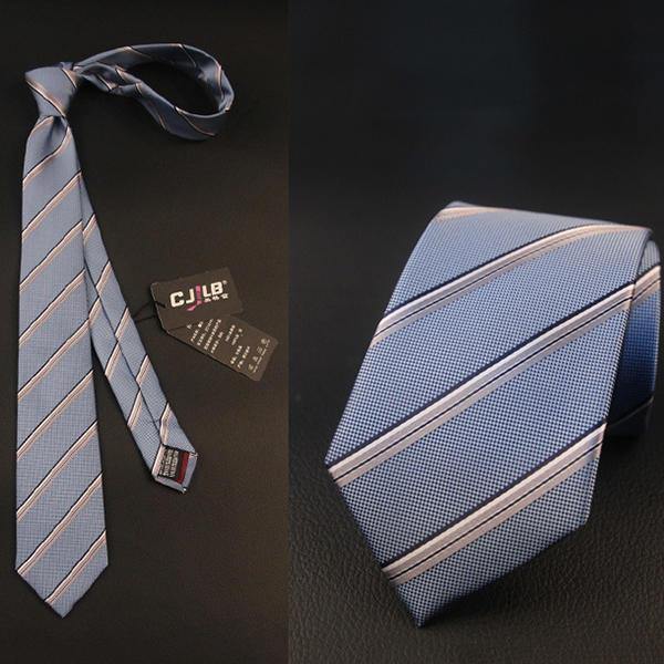 Men Striped Business Suit Jacquard Neckties Wedding Party Formal Ties - Trendha