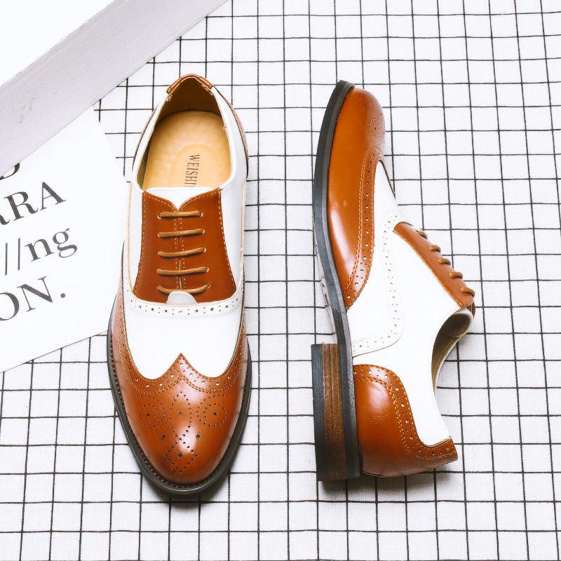 British Carved Men's Business Dress Shoes - Trendha