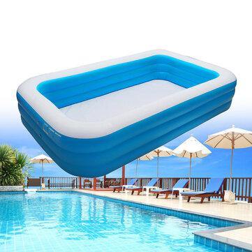 1.3/1.5/1.8/2.1m PVC Inflatable Swimming Pool Outdoor Garden Family Summer Ground Pool - Trendha