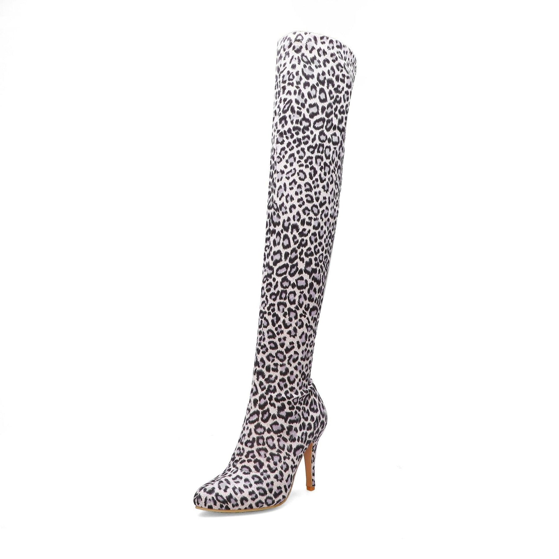 New Stiletto Super High Heel Pointed Toe 32 48 Over The Knee Womens Boots Trend - Trendha