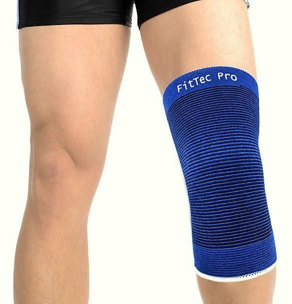 FitTec Pro Pair of Full Coverage Knee Support, Weightlifting - Trendha