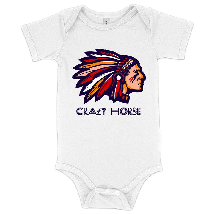 Baby Jersey Crazy Horse Onesie - Graphic Onesie - Trendha