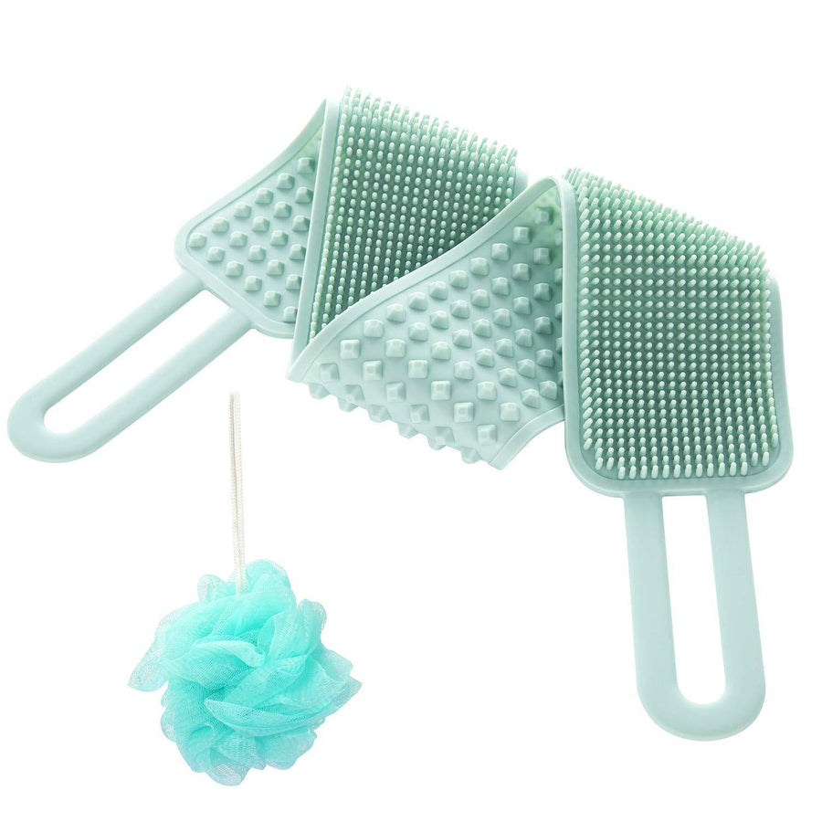 Back Scrubber for Shower,Updated Silicone Body Brush Back Washer for Deep Clean and Massage for Women Men - Trendha