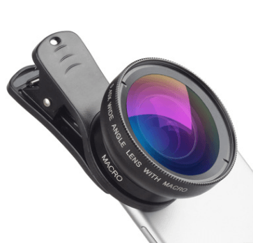 Phone Lens kit 0.45x Super Wide Angle & 12.5x Super Macro Lens HD Camera Lentes - Trendha