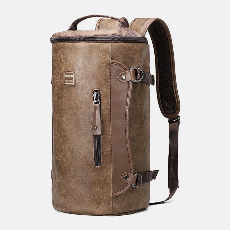 Men Vintage Large Capacity Backpack Casual Travel Bag - Trendha
