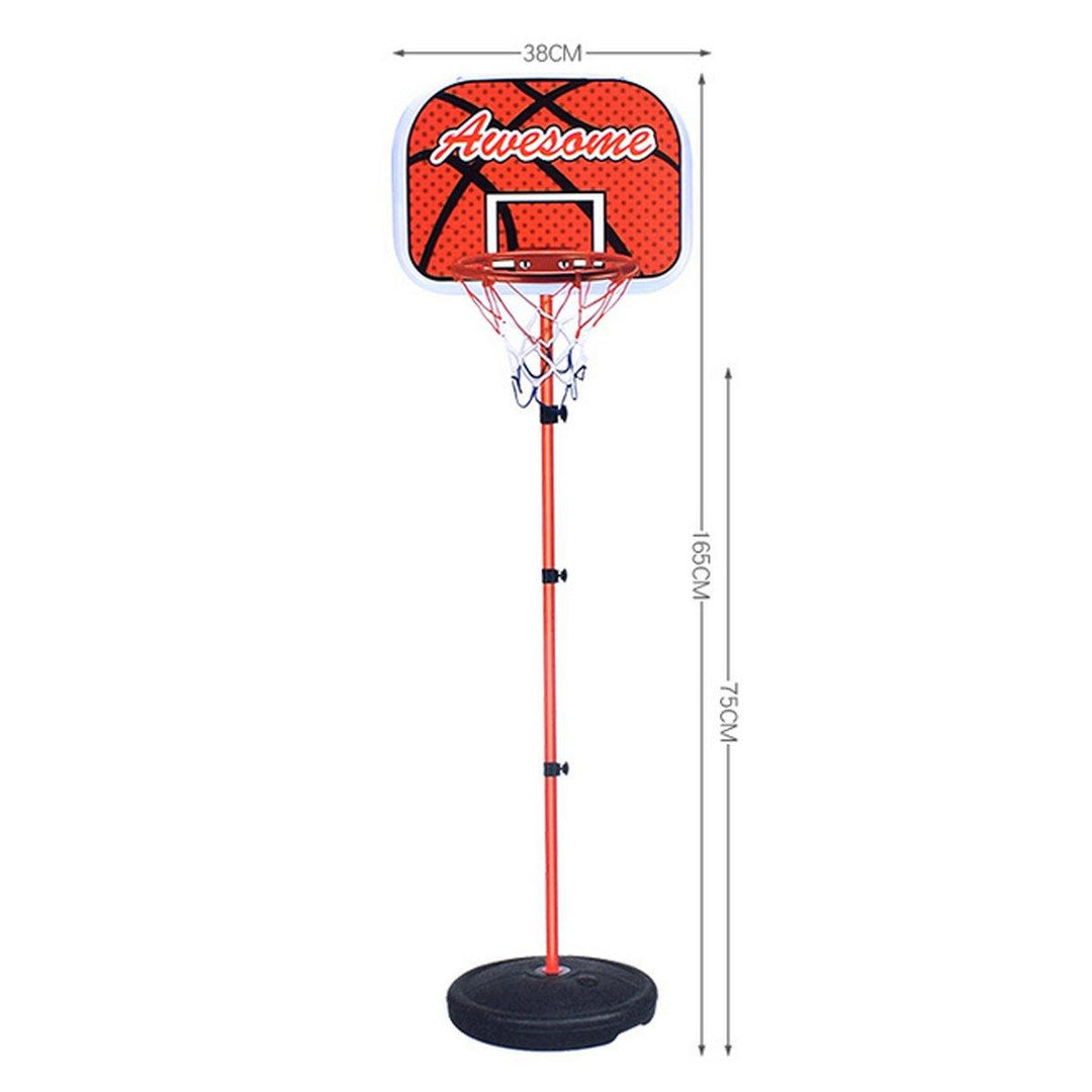 1.2/1.65m Basketball Stands Adjustable Children Basketball Hoop Net Set Kids Sport Training Practice Accessories - Trendha
