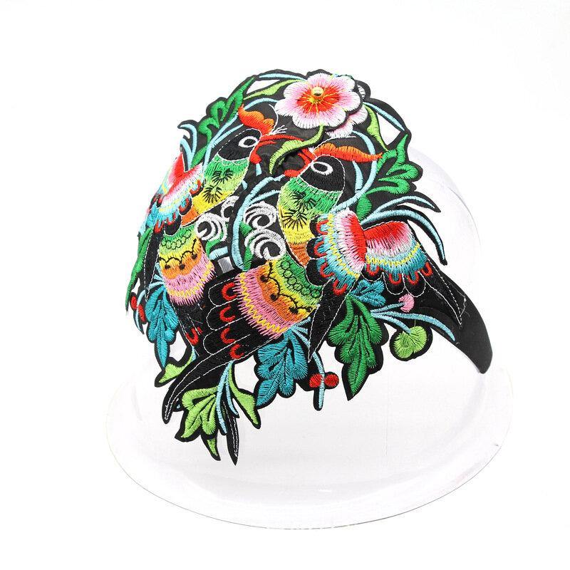 Women Manual Vintage Embroidery Hallow Ethnic Style Flower Printing Headband - Trendha