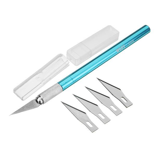 Metal Handle Hobby Cutter Craft with 6pcs Blade Cutting Tool - Trendha