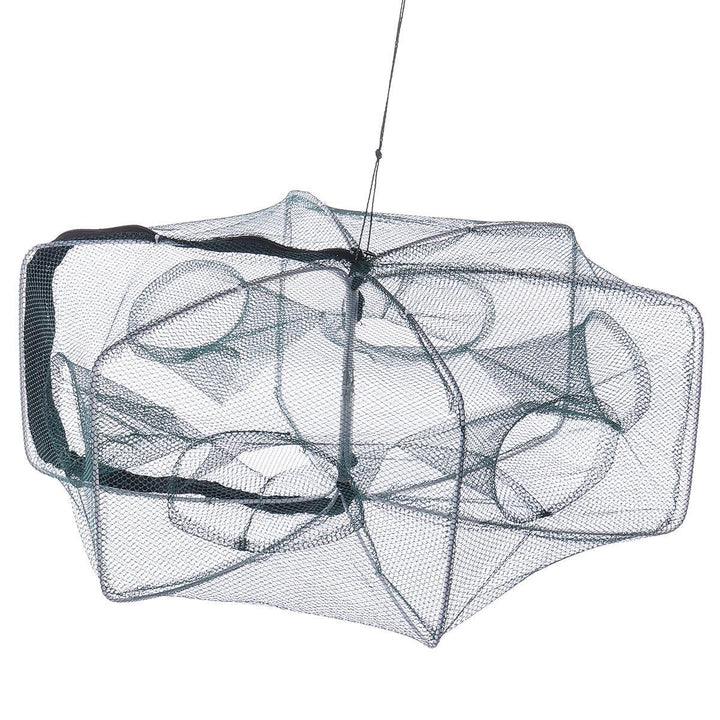Foldable Fishing Net Bait Trap Fish Minnow Crawfish Shrimp Net - Trendha